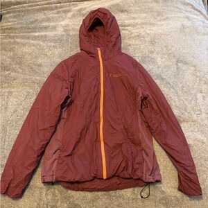 Flylow Burgundy Hooded Jacket